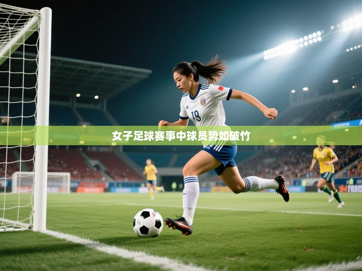 女子足球赛事中球员势如破竹